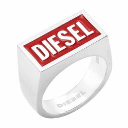 DIESEL ΔΑΧΤΥΛΙΔΙ ΑΤΣΑΛΙ ΣΕ ΑΣΗΜΙ ΧΡΩΜΑ  ΛΟΓΟΤΥΠΟ DIESEL ΑΝΑΓΛΥΦΟ  ΚΟΚΚΙΝΟ ΣΜΑΛΤΟ  DX1366040